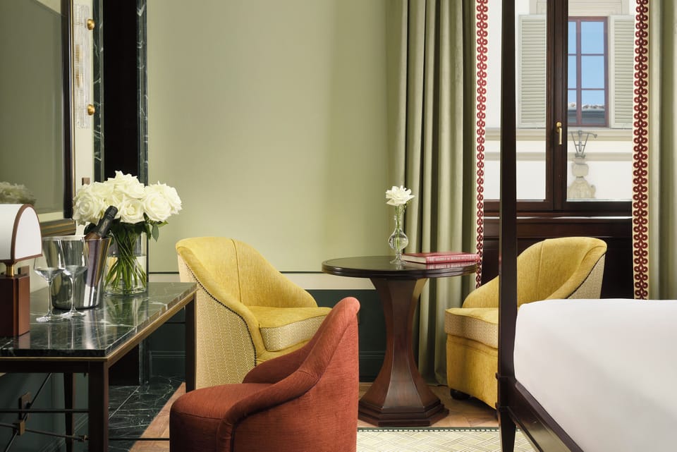 Superior Double Room, City View | Living area | 50-inch TV with satellite channels, Netflix, first-run movies