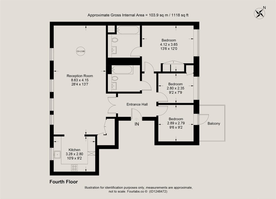 Apartment | 3 bedrooms, Internet