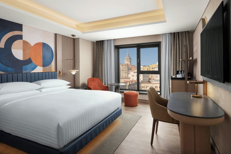 Premium bedding, minibar, in-room safe, desk