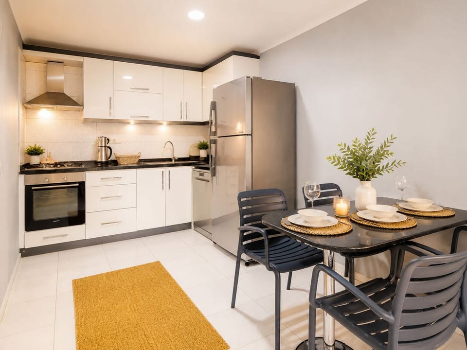 Family Condo, 2 Bedrooms, Kitchen, City View | Desk, laptop workspace, blackout drapes, soundproofing