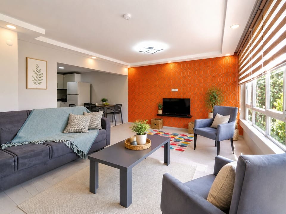 Luxury Condo, Multiple Beds, Private Bathroom, Sea View | Desk, laptop workspace, blackout drapes, soundproofing