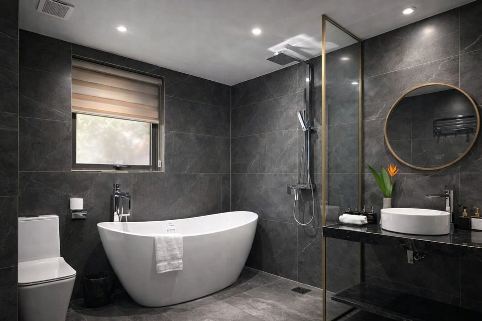Premier Room, Bathtub, Pool View | Bathroom | Free toiletries, hair dryer, slippers, bidet