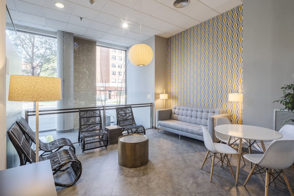 Lobby sitting area