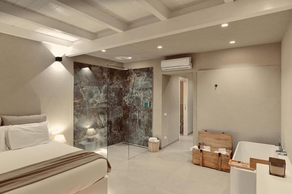 Exclusive Room | Bathroom | Free toiletries, hair dryer, slippers, towels