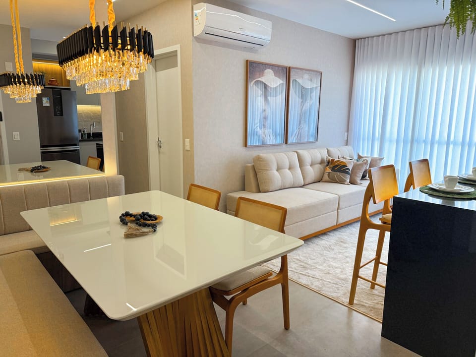 Premium Apartment, Balcony, City View | Living area | TV
