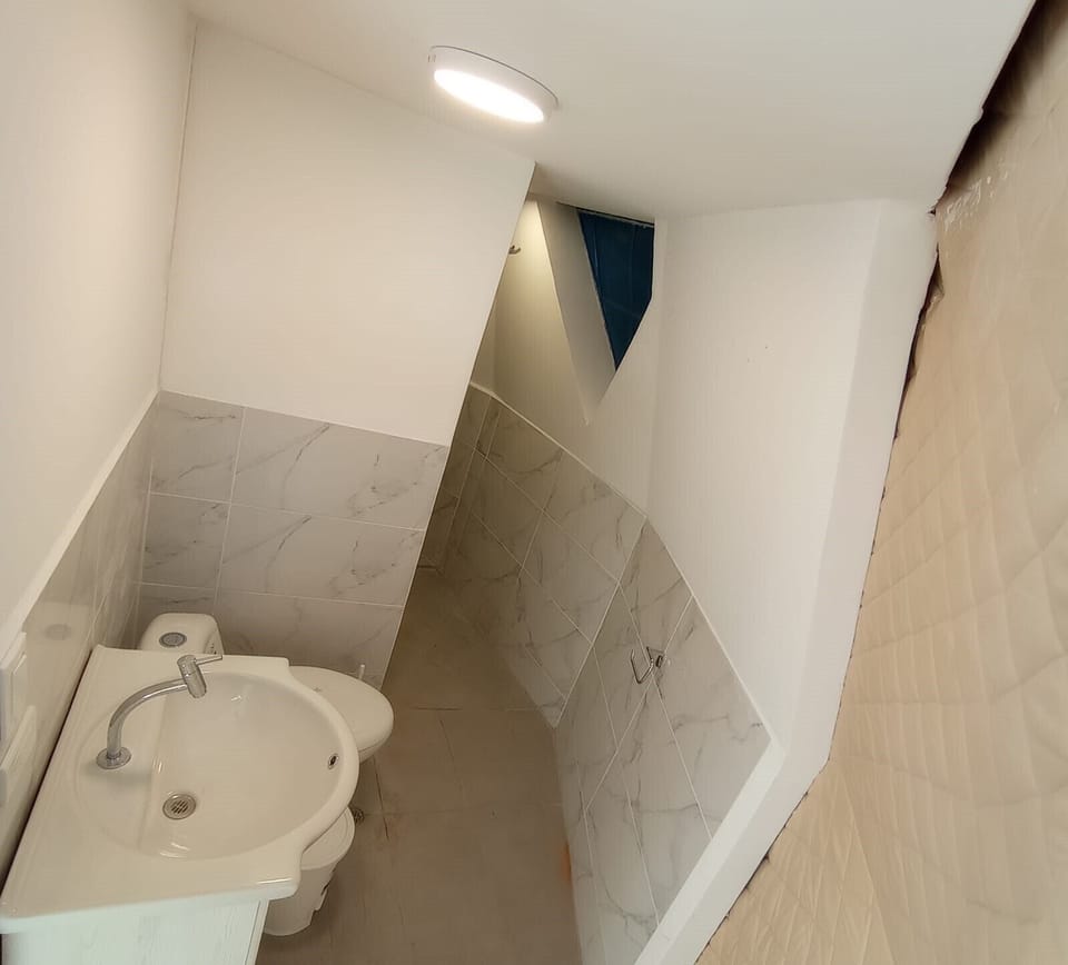 Soap, shampoo, toilet paper