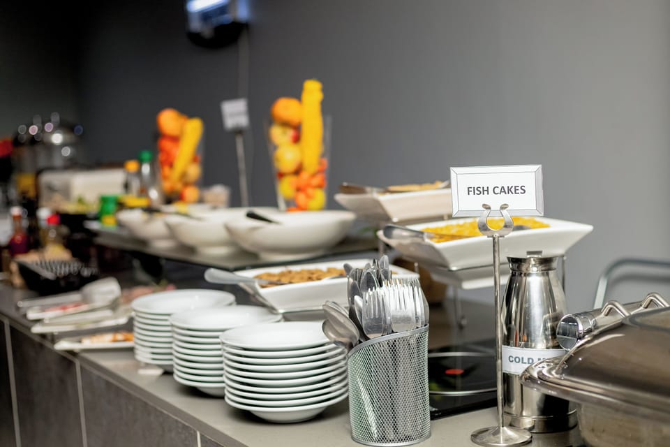 Daily buffet breakfast for a fee