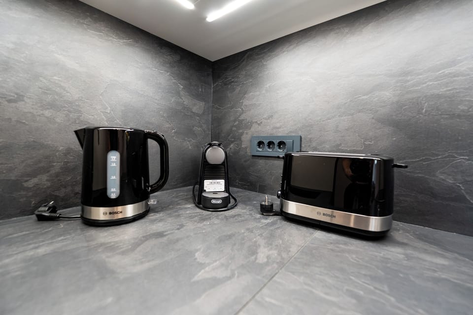 Luxury Apartment, 2 Bedrooms, Private Pool, Partial Ocean View | Private kitchen | Full-size fridge, oven, stovetop, dishwasher
