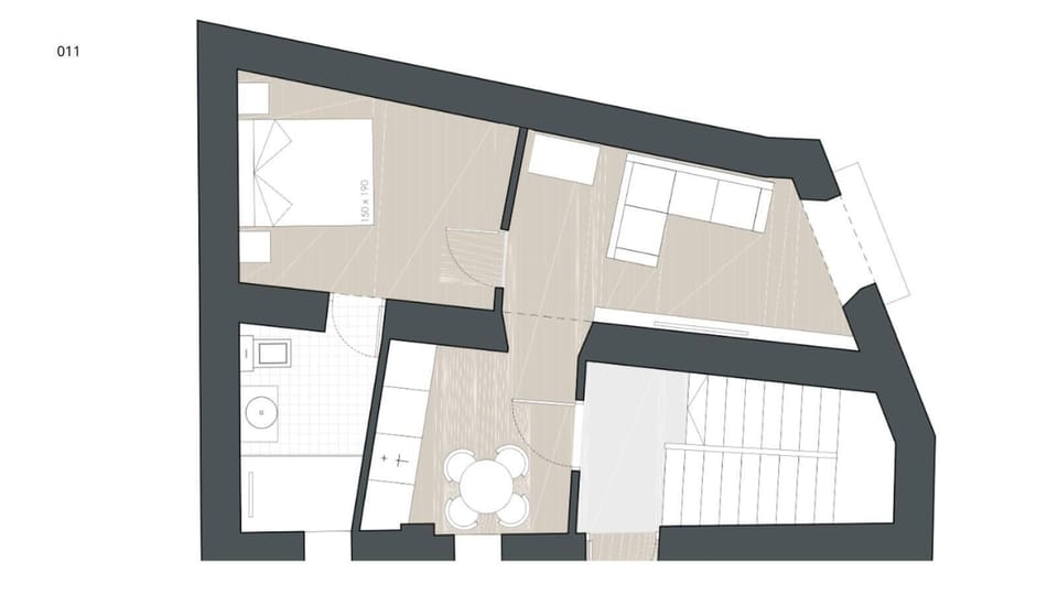 Suite con balcón - 1 planta | Floor plan
