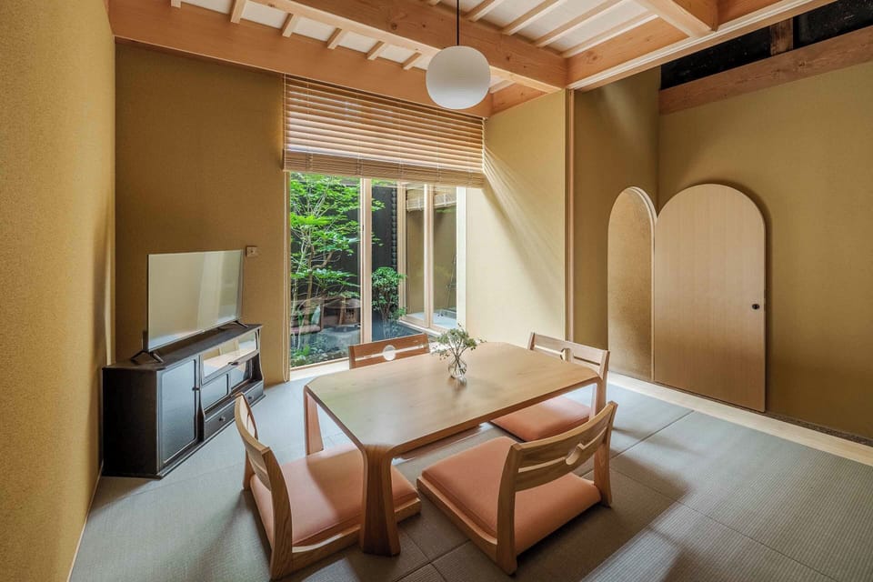 Traditional House, 1 Bedroom, Kitchenette, Garden View | Living area | LCD TV, heated floors