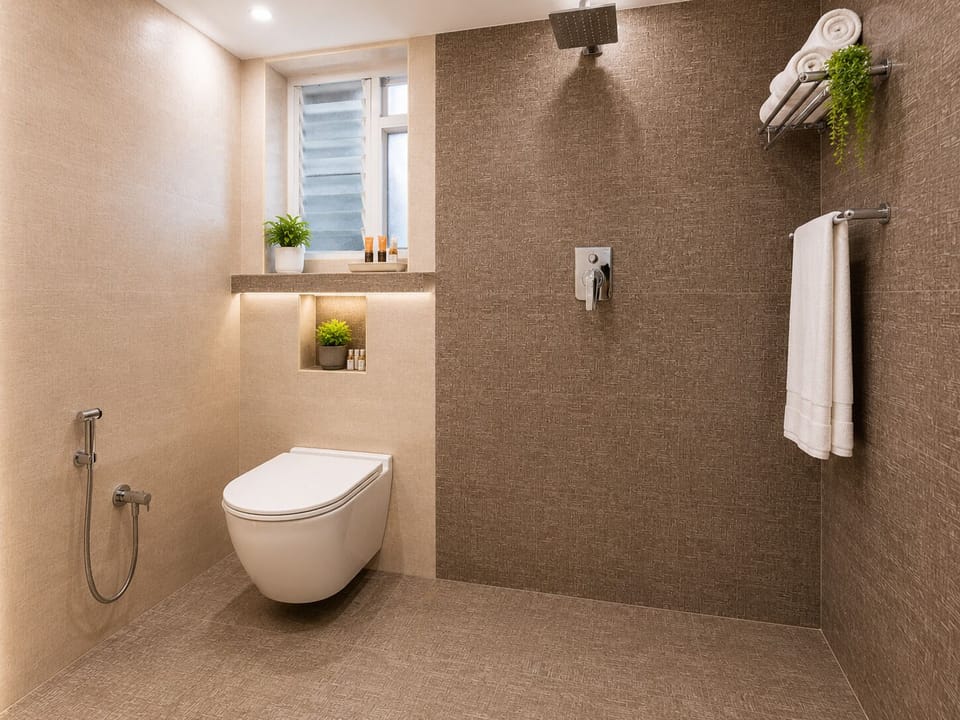 Comfort Double Room, Non Smoking, City View (without Breakfast) | Bathroom | Shower, hair dryer, slippers, towels