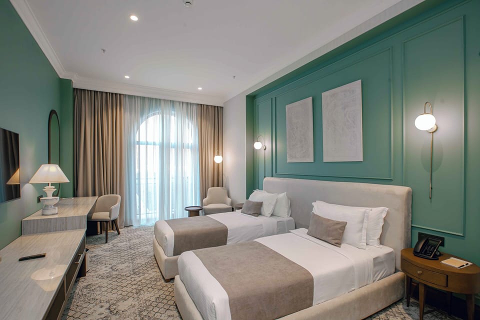 Twin Room, Mountain View | In-room safe, iron/ironing board, free WiFi, bed sheets