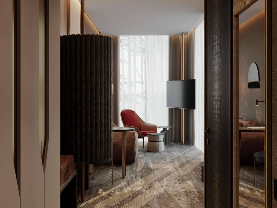 Junior Suite, 1 Double Bed with Sofa bed | Hypo-allergenic bedding, in-room safe, soundproofing, iron/ironing board
