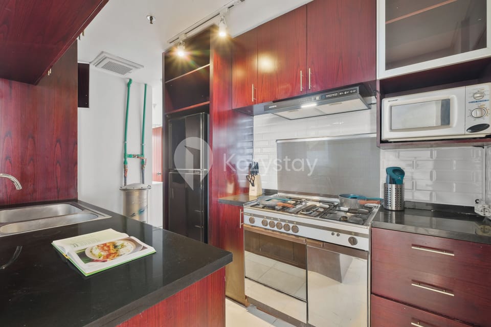 Apartment, 3 Bedrooms, City View | Private kitchen | Full-size fridge, microwave, stovetop, rice cooker