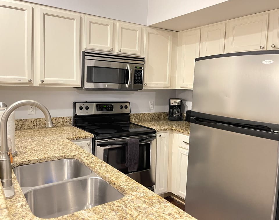 Apartment, City View | Private kitchen