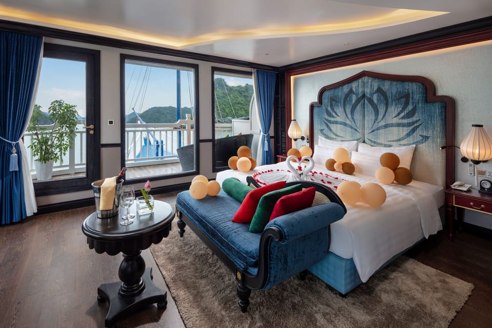 Luxury Suite, Balcony, Ocean View | In-room safe, desk, laptop workspace, iron/ironing board