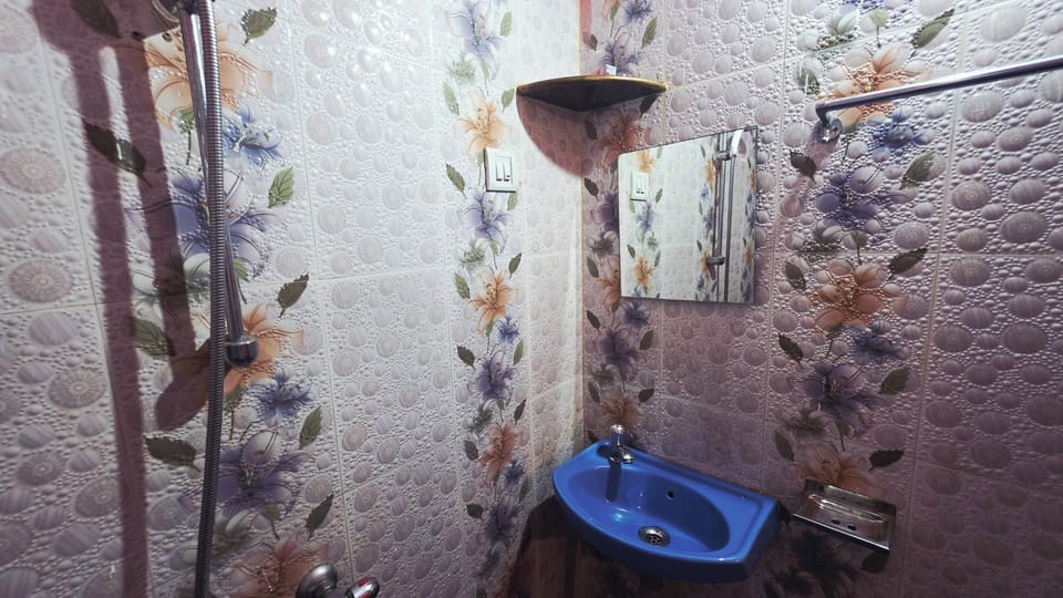 Basic Double Room, 1 Double Bed, Balcony, Garden View | Bathroom | Shower