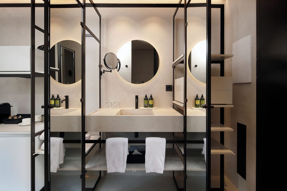 Standard Room | Bathroom | Hair dryer, slippers, towels, soap
