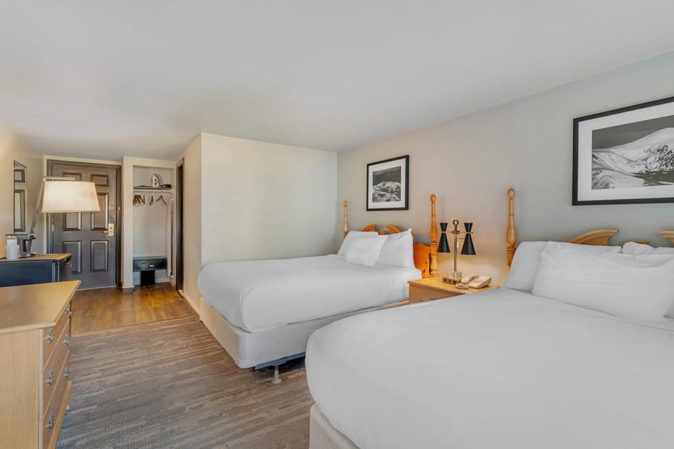 Standard Room, 2 Double Beds, Non Smoking | Individually furnished, blackout drapes, iron/ironing board