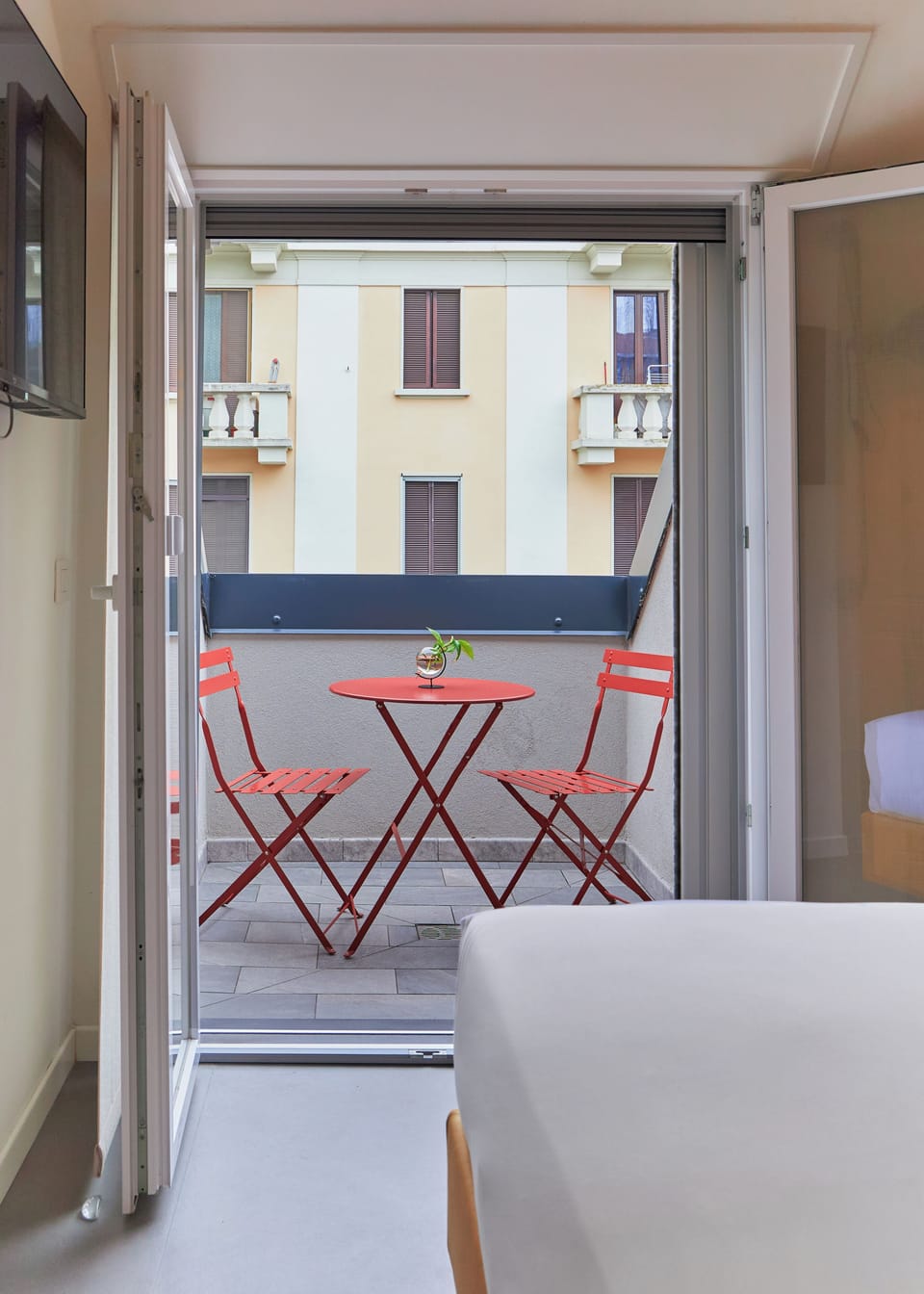 Panoramic Double or Twin Room, City View | Terrace/patio