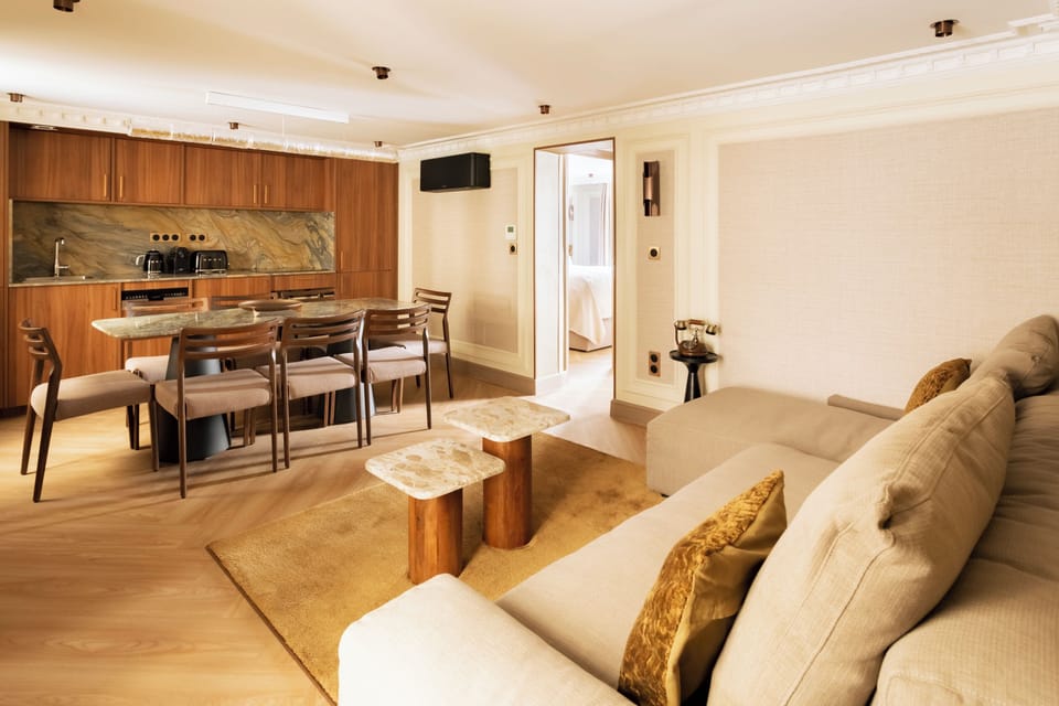 Apartment | Living area | 32-inch Smart TV with cable channels, Netflix, streaming services