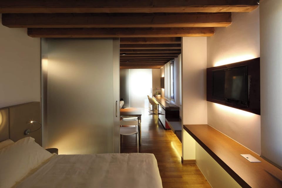 Business Quadruple Room | Premium bedding, down comforters, minibar, in-room safe