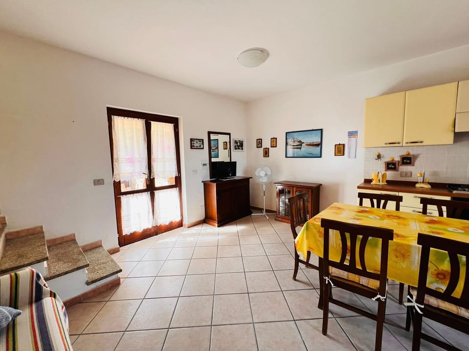Duplex | Living area | 22-inch flat-screen TV with cable channels