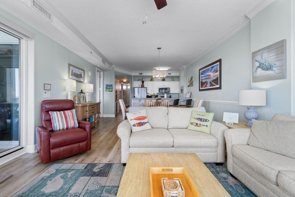 Condo, Multiple Beds (Regency Isle Penthouse 1202) | Living area | TV