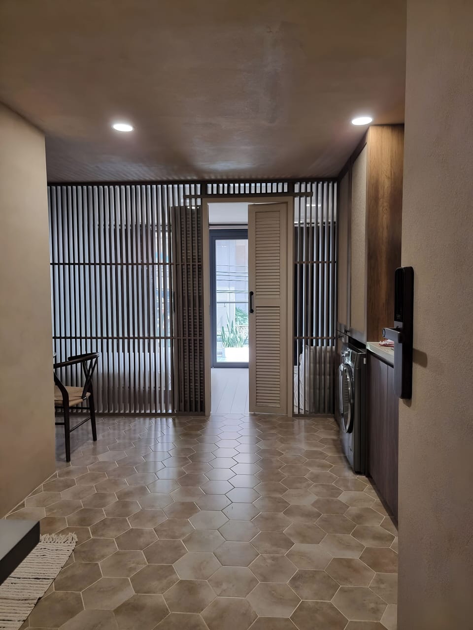 Interior entrance