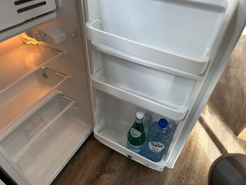 Basic Apartment | Private kitchen | Fridge, microwave, oven, stovetop