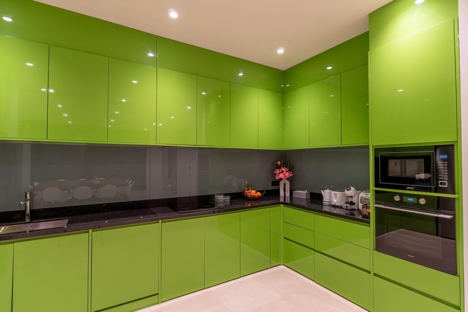 Villa, Balcony, Ocean View | Private kitchen | Full-size fridge, microwave, oven, stovetop