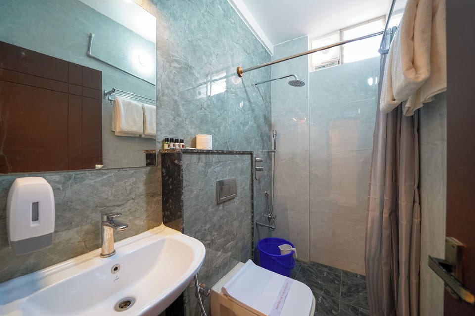 Deluxe Twin Room | Bathroom | Bidet, towels