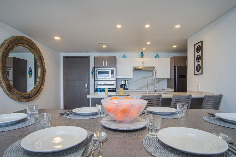 Condo, Multiple Beds, Balcony, Ocean View (Encantame Towers Velero 2104) | Private kitchen