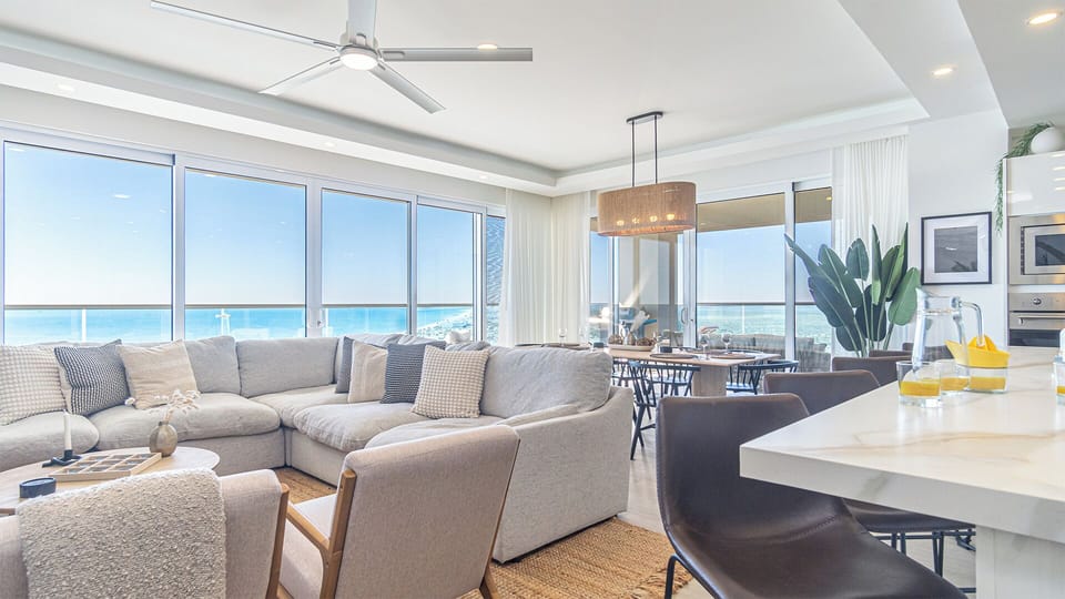 Condo, Multiple Beds, Balcony, Ocean View (Encantame Towers Viento 901) | Living area | 42-inch flat-screen TV with digital channels