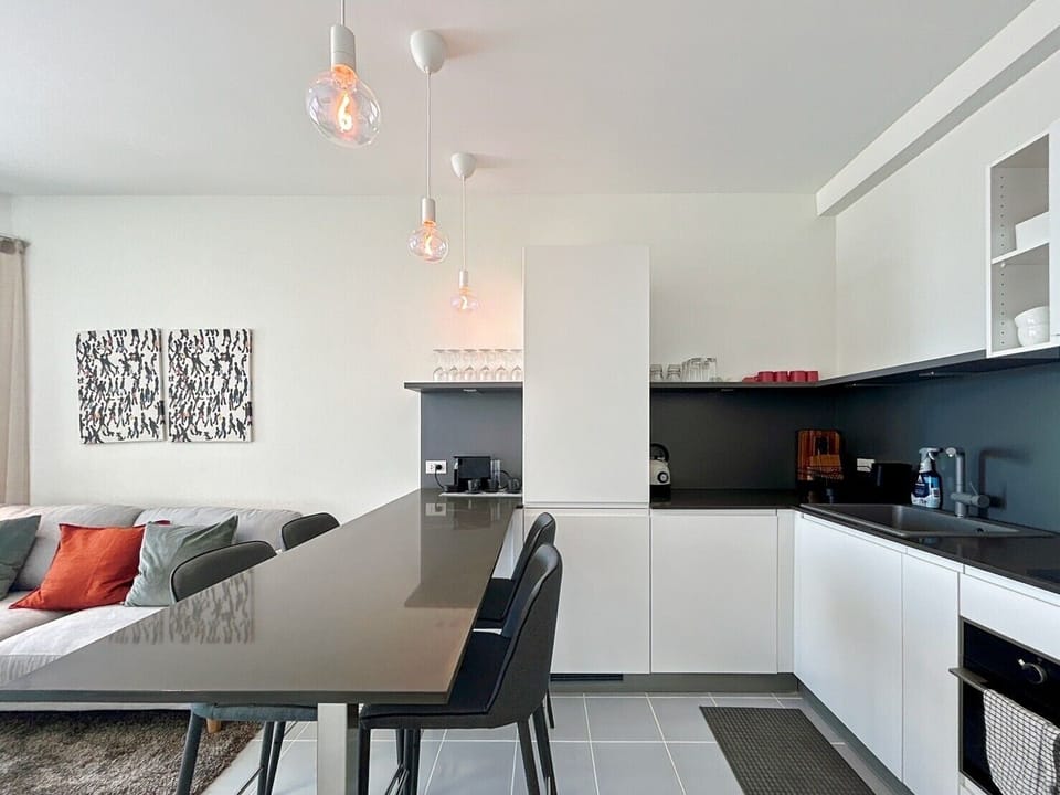 Apartment, 2 Bedrooms, Balcony, Sea View | Private kitchenette | Espresso maker, electric kettle, toaster