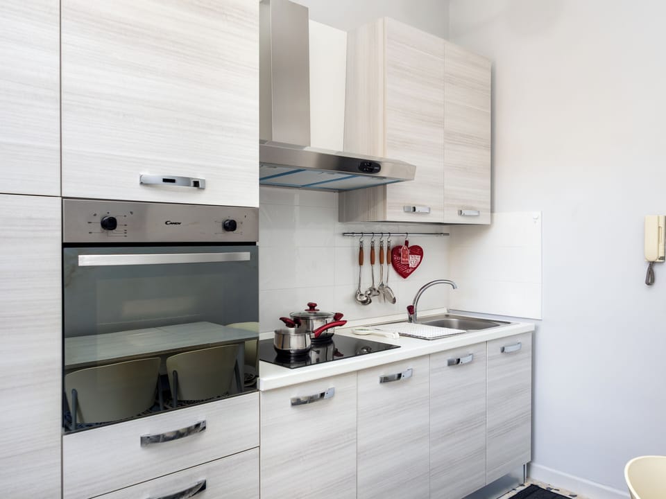 Comfort Apartment, Balcony, City View | Private kitchen | Fridge, oven, stovetop, espresso maker