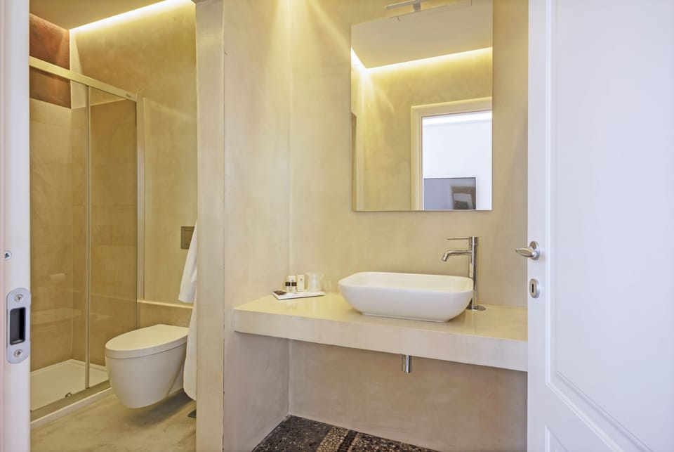 Suite | Bathroom | Free toiletries, hair dryer, bidet, towels