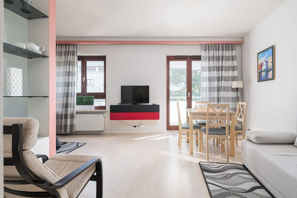 Apartment, Balcony | Living area | Flat-screen TV