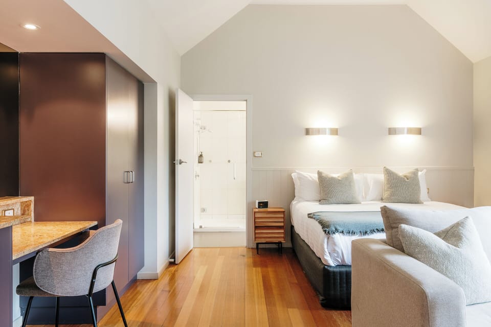 One Room Cabin | Premium bedding, in-room safe, individually decorated