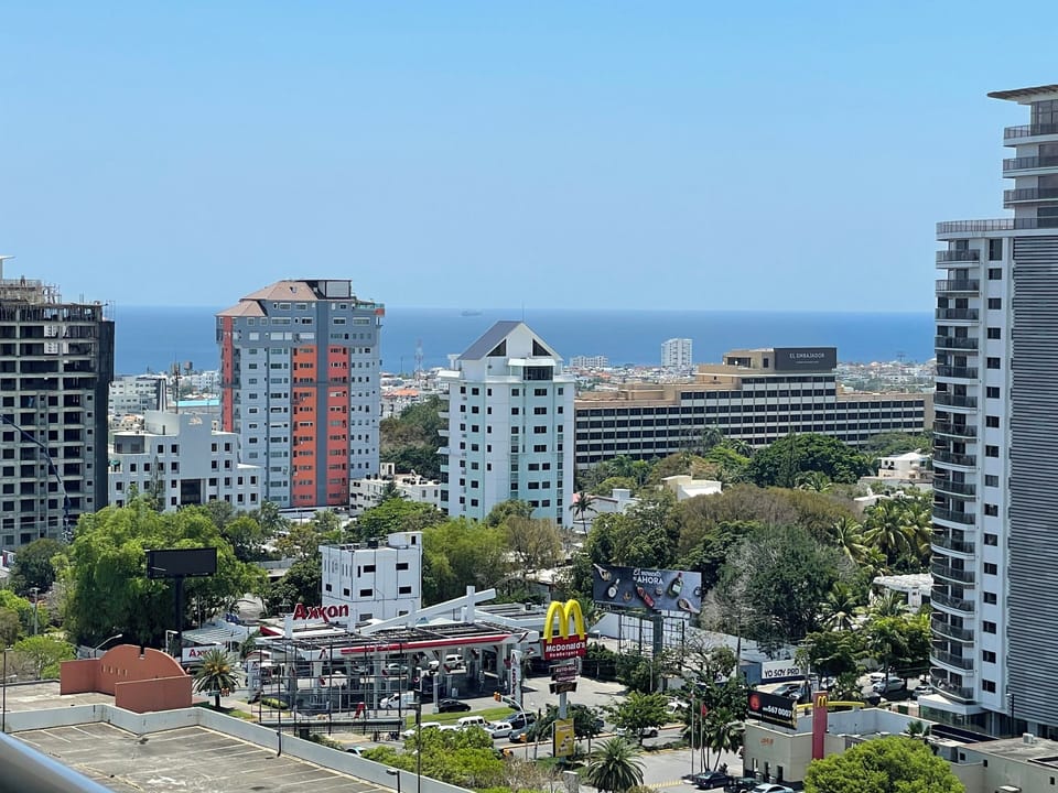 Deluxe Apartment, Balcony, City View | Terrace/patio