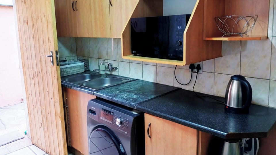 Mini-fridge, microwave