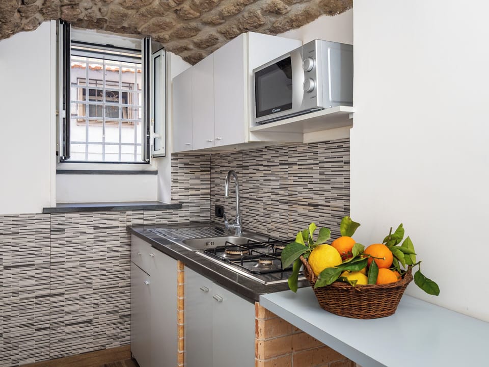 Standard Apartment | Private kitchen | Fridge, stovetop, espresso maker, electric kettle