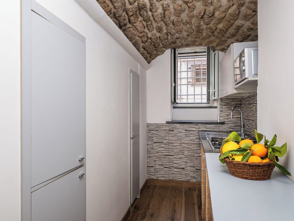 Standard Apartment | Private kitchen | Fridge, stovetop, espresso maker, electric kettle