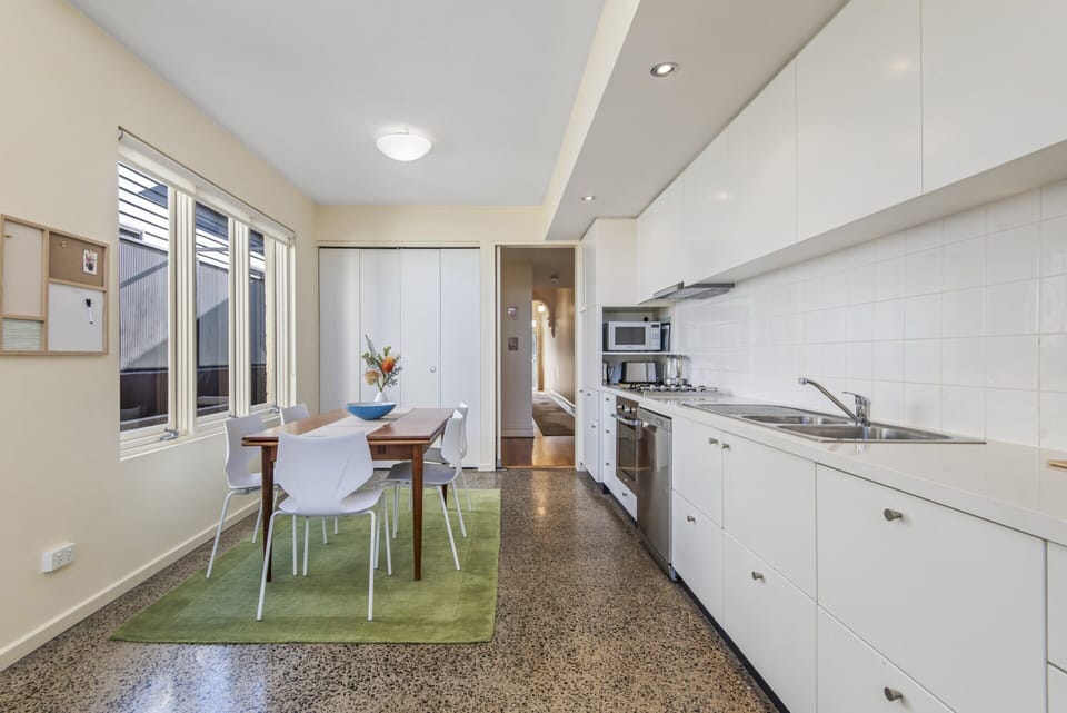 Apartment | Private kitchen | Fridge, microwave, oven, stovetop