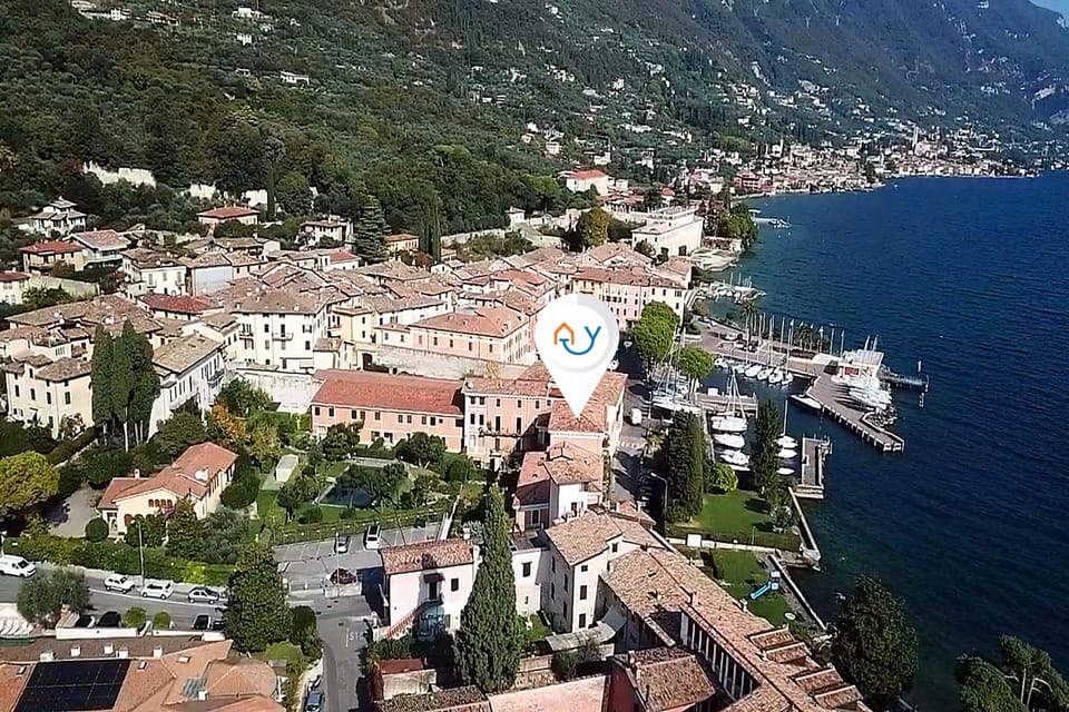 Family Apartment, Multiple Bedrooms, Lakeside (Bogliaco Lake Front) | Aerial view