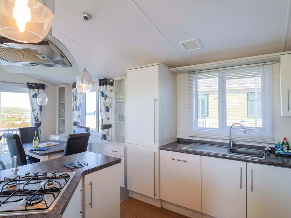 Fridge, microwave, dishwasher, toaster