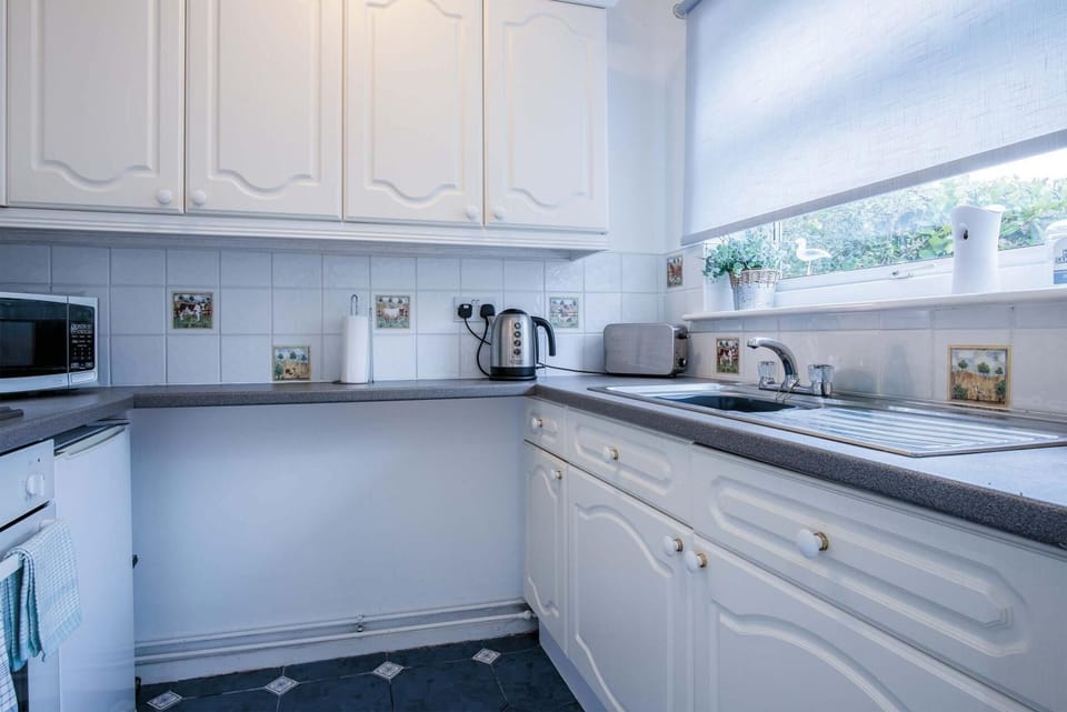 Microwave, oven, electric kettle