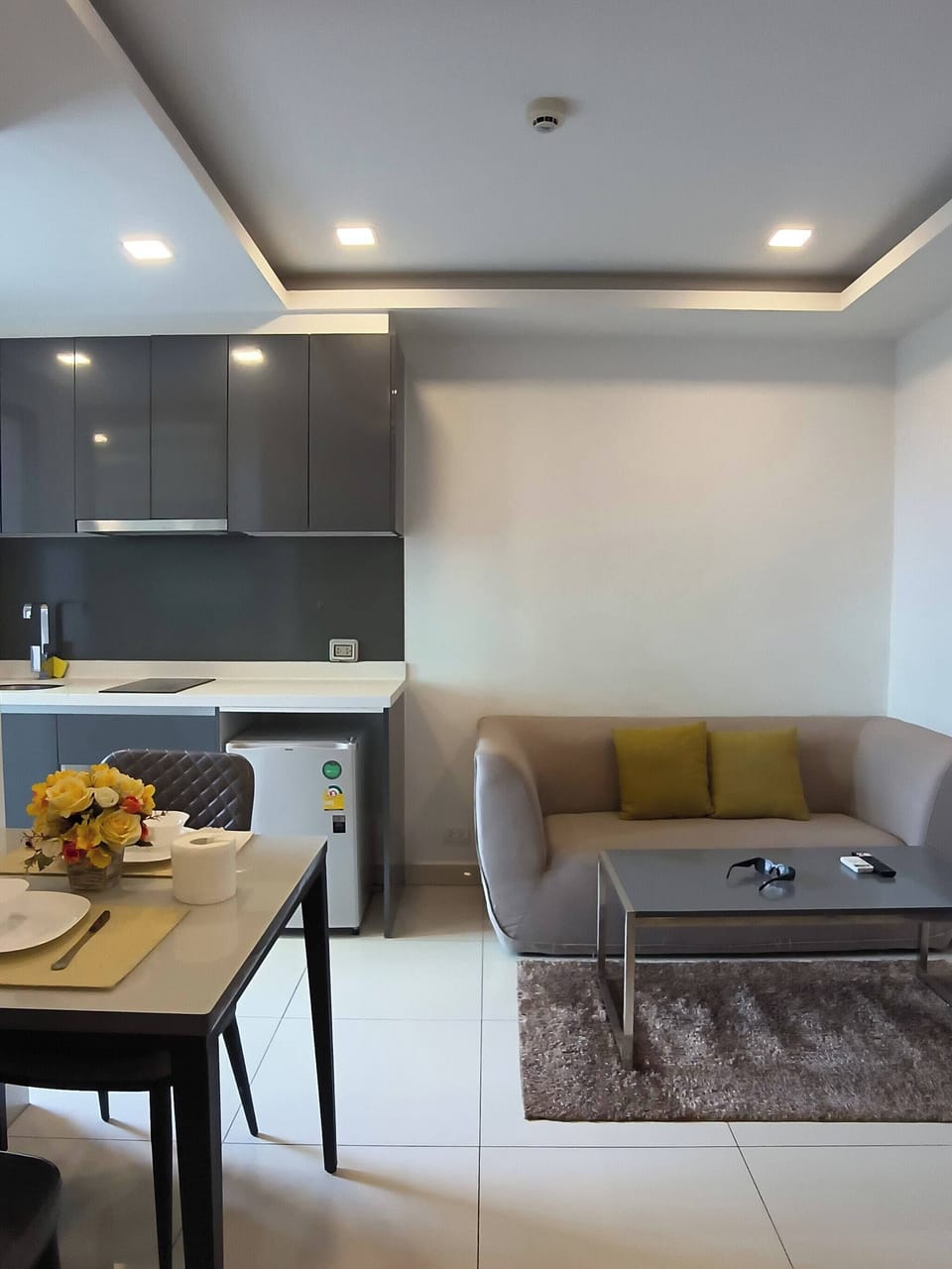 Apartment, 1 Bedroom, Accessible, Smoking | Living room