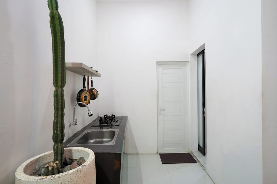 Deluxe Double Room, 1 Queen Bed, Non Smoking, Private Pool | Private kitchen | Stovetop, dishwasher, electric kettle, cookware/dishes/utensils