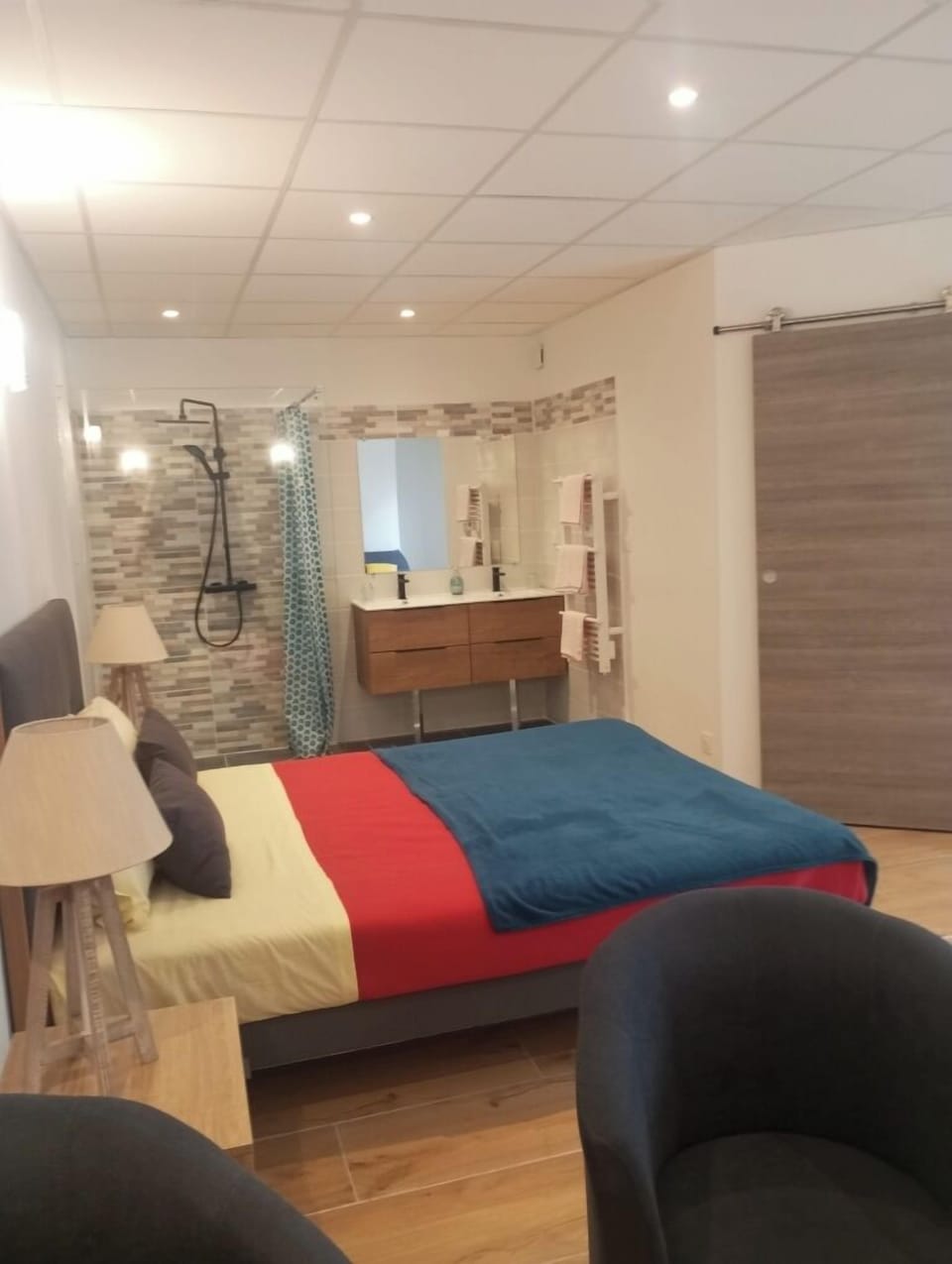 Comfort Double Room, Pool View | Bathroom